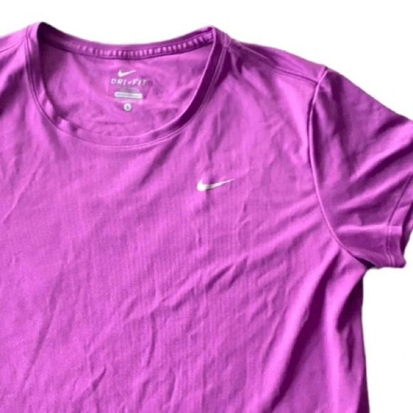 NIKE WOMENS LARGE DRI FIT FALL WINTER  TOP SHIRT SUMMER CASUAL ATHLETIC SIZE L - Picture 4 of 5